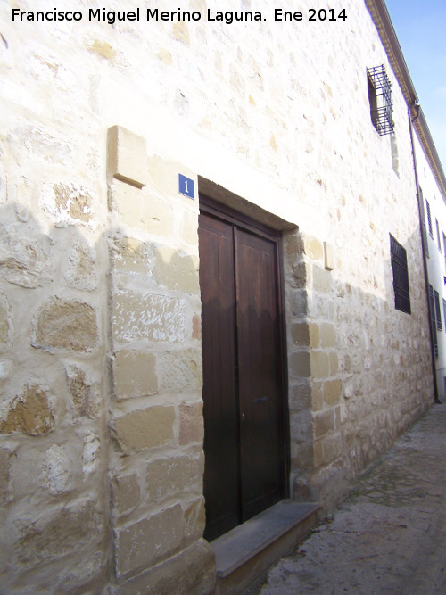 Casa del Callejón Ochoa nº 1 - Casa del Callejón Ochoa nº 1. Portada