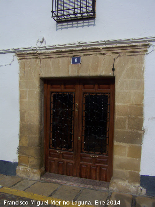 Casa de la Plaza de Santa Clara nº 8 - Casa de la Plaza de Santa Clara nº 8. Portada