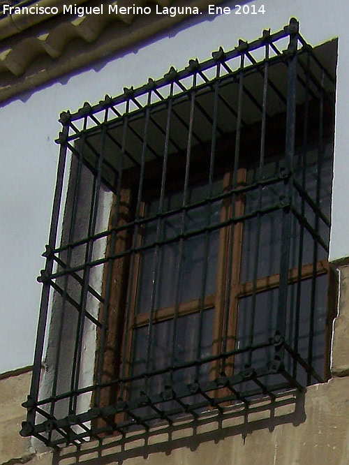 Casa de la Calle Sacramento nº 32 - Casa de la Calle Sacramento nº 32. Rejería de época