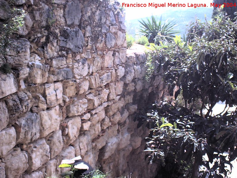 Muralla de Jaén. Lienzo desde el Torreón desmochado al Torreón oculto - Muralla de Jaén. Lienzo desde el Torreón desmochado al Torreón oculto. Lienzo que parte del torreón desmochado