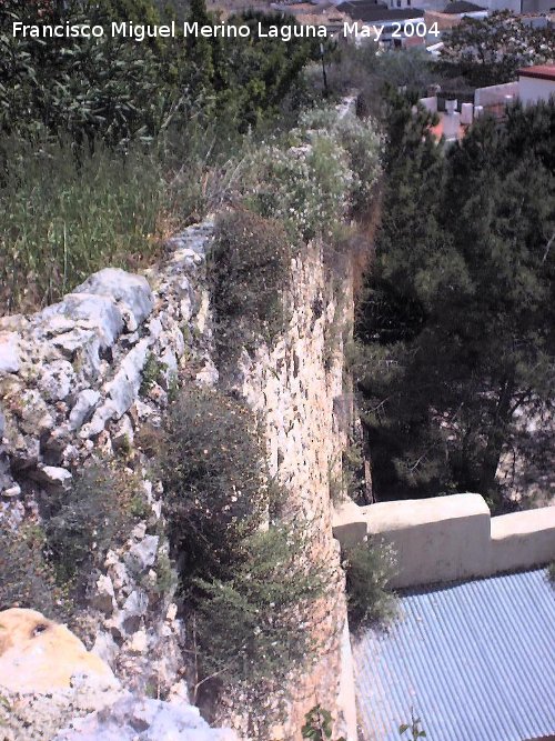 Muralla de Jaén. Lienzo desde el Torreón desmochado al Torreón oculto - Muralla de Jaén. Lienzo desde el Torreón desmochado al Torreón oculto. 
