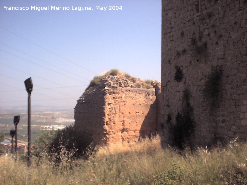 Muralla de Jan. Torren Pentagonal - Muralla de Jan. Torren Pentagonal. Esquina superior