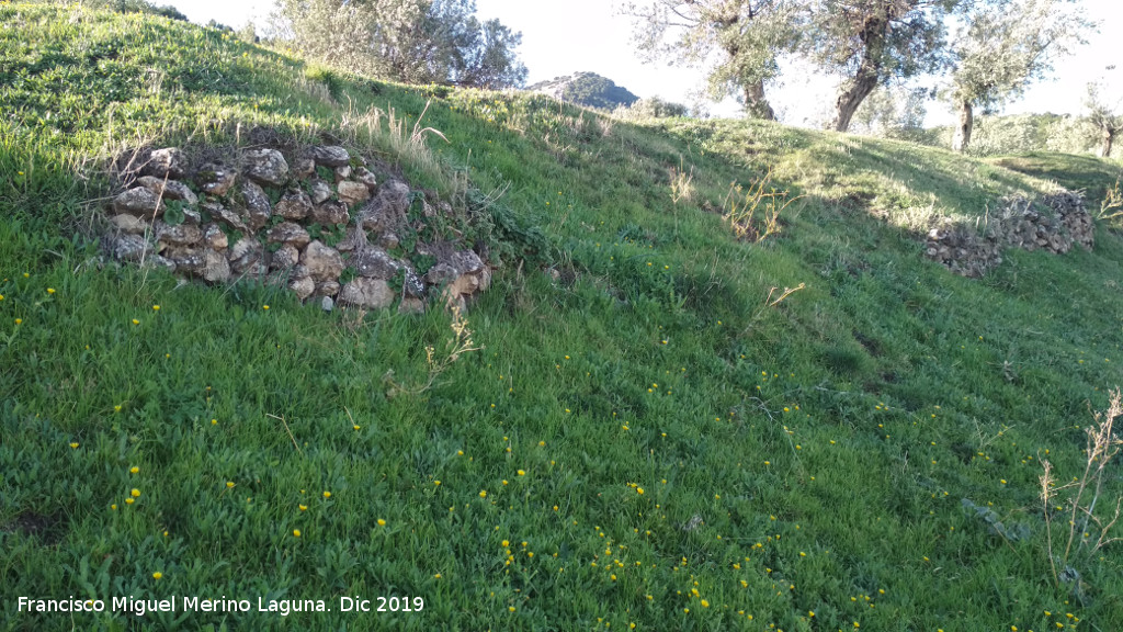 Oppidum del Cerro de Santa Catalina - Oppidum del Cerro de Santa Catalina. Muralla