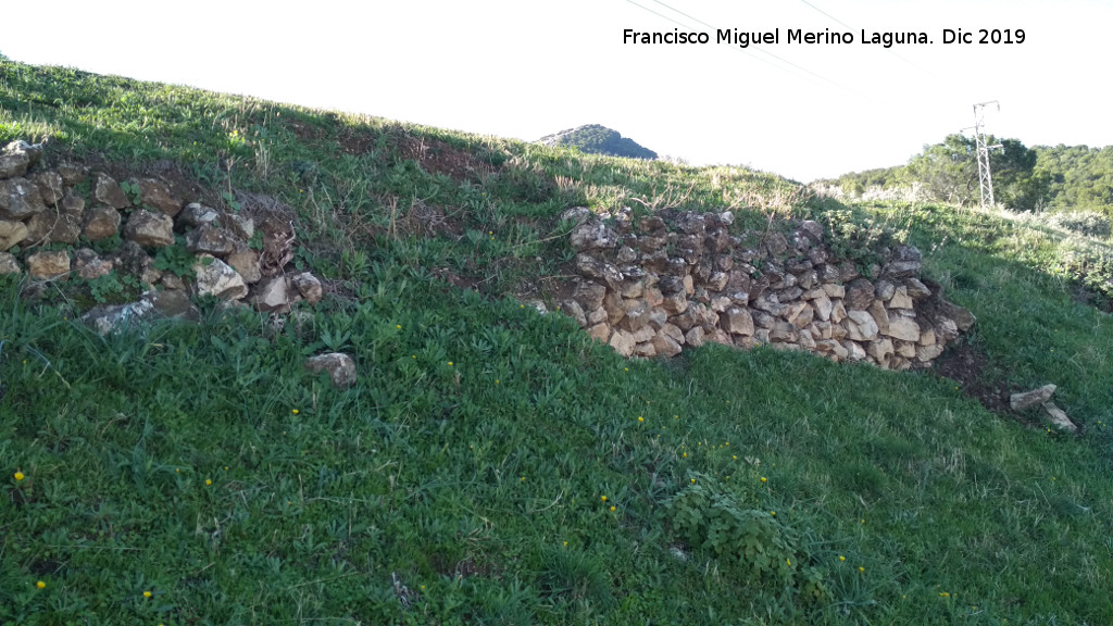 Oppidum del Cerro de Santa Catalina - Oppidum del Cerro de Santa Catalina. Muralla