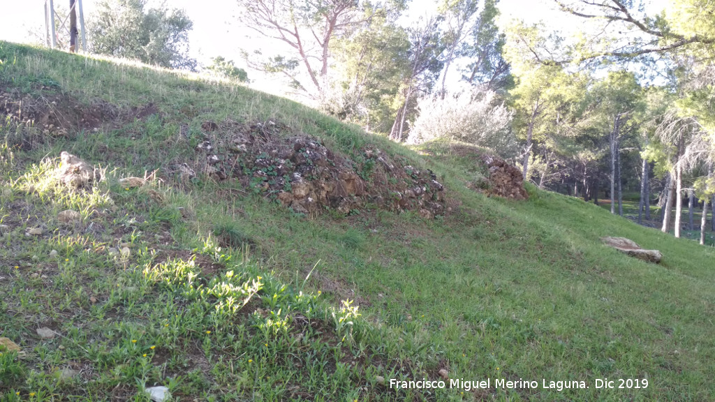 Oppidum del Cerro de Santa Catalina - Oppidum del Cerro de Santa Catalina. Muralla