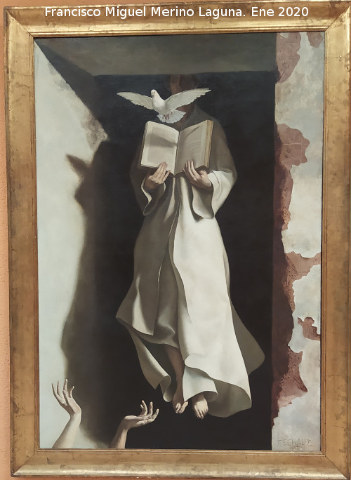 Museo Provincial - Museo Provincial. Revelaci�n. Cuadro de Francisco Echauz Buis�n 1952