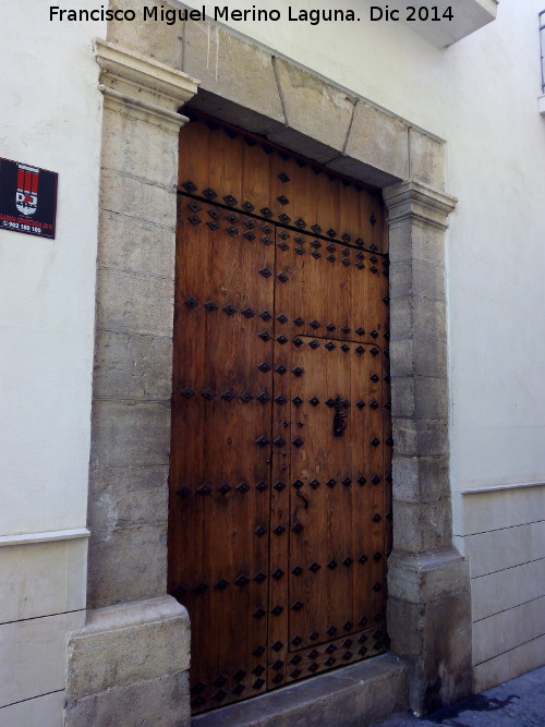 Casa de la Calle Francisco Coello nº 30 - Casa de la Calle Francisco Coello nº 30. Portada