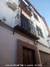 Casa de la Calle Montero Moya nº 15. Balcón