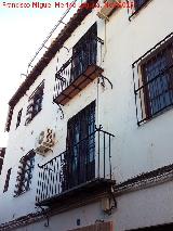 Casa de la Calle Montero Moya nº 15. Balcones