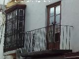 Casa de la Calle Las Tiendas nº 54. Balcones