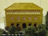 Palacio de Los Vilches. Maqueta de platilina de Agustín Garzón
