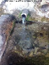 Fuente de La Hueta. Caño