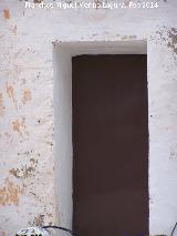Torreón de Santa María del Collado. Puerta en altura