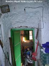 Torre de Sancho Iñiguez. Puerta de acceso al habitáculo del primer piso