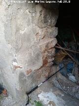 Torre de Sancho Iñiguez. Grosor de los muros