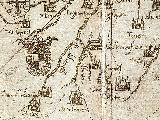 Convento de Santa María de Oviedo. Mapa 1588