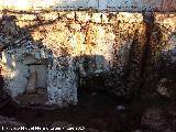 Alberca de Las Alminillas. Caseta de vaciado y desagüe