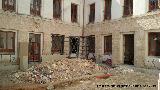 Convento de los Jesuitas. Obras en el claustro