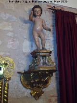 Iglesia de San Juan. Figura barroca en la Sacristía