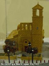 Iglesia de San Juan. Maqueta de platilina de Agustín Garzón