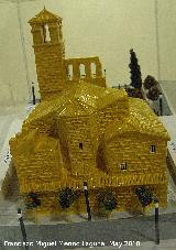 Iglesia de San Juan. Maqueta de platilina de Agustín Garzón