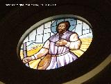 Iglesia de San Roque. Vidriera