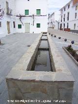 Fuente de la Plaza de la Constitución de Arbuniel. 
