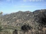 Sierra de Jaén. De izquierda a derecha: El Contadero, Lagunillas, Salto de la Yegua y La Mantilla
