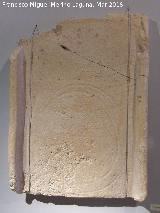 Tégola romana. Museo Arqueológico de Galera