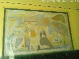 Colegio Alcalá Venceslada. Fresco de Francisco Baños 1955