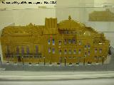 Teatro Cervantes. Maqueta de plastilina de Agustín Garzón