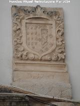 Casa de la Munición. Escudo de los Salazar Coello y el año 1710