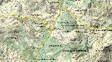 Ermita de Las Viñas. Mapa