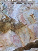 Pinturas rupestres de la Peña Escrita. Grupo II. Panel