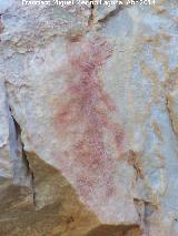 Pinturas rupestres de la Peña Escrita. Grupo II. Antropomorfo
