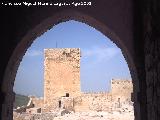 Castillo Nuevo de Santa Catalina. Torre de la Vela. Torre del Homenaje desde el habitáculo de la Torre de la Vela