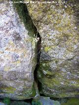 Dolmen del Encinarejo. Piedra partida