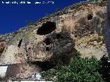 Oratorio visigodo de Giribaile. Receptorio. Parte que todavía quedaba en pie después del derrumbe