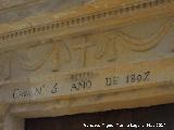 Casa de la Calle Agustn Moreno n 7. Dintel