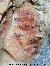 Pinturas rupestres de la Cueva de Río Frío. Dedos