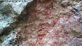 Pinturas rupestres de la Cueva de Río Frío. Restos