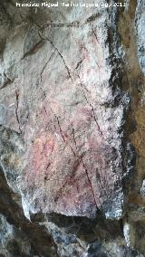 Pinturas rupestres de la Cueva de Río Frío. Manchas