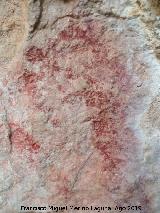 Pinturas rupestres de la Cueva de Río Frío. Antropomorfo