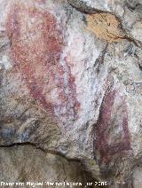 Pinturas rupestres de la Cueva de Río Frío. Figuras ovales