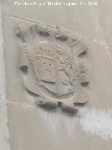 Casa de la Calle Gracia n� 45. Escudo izquierdo