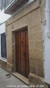 Casa de la Calle Horno Mu�oz n� 19. Portada