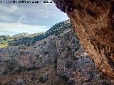 Abrigo Grande de los Cañones. Vistas