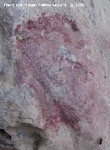 Pinturas rupestres del Covarrón. Mancha sin determinar