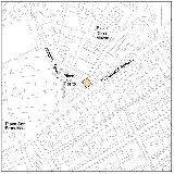 Casa de las Cariátides. Situación