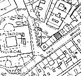 Casa de las Cariátides. Situación
